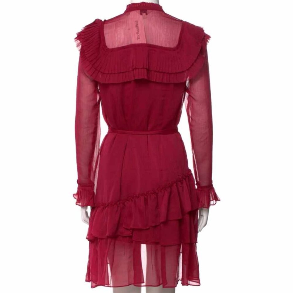 CONSIGNMENT BOUND -Ted Baker Mock Neck Knee-Length Dress - Picture 2 of 4